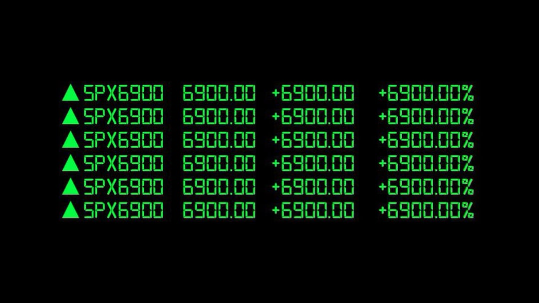 SPX6900: There is a chart and we’re taking profits