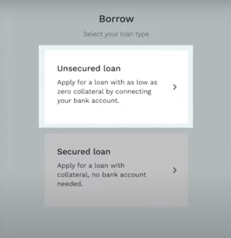 unsecured loan