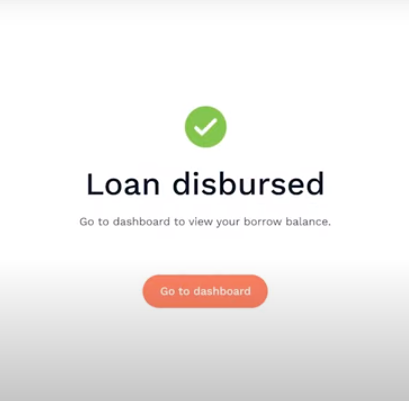 loan disbursed