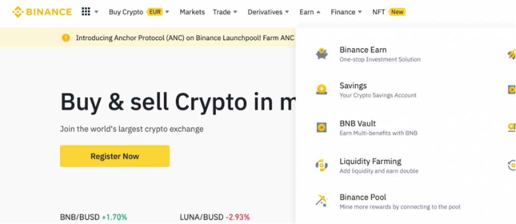 binance account