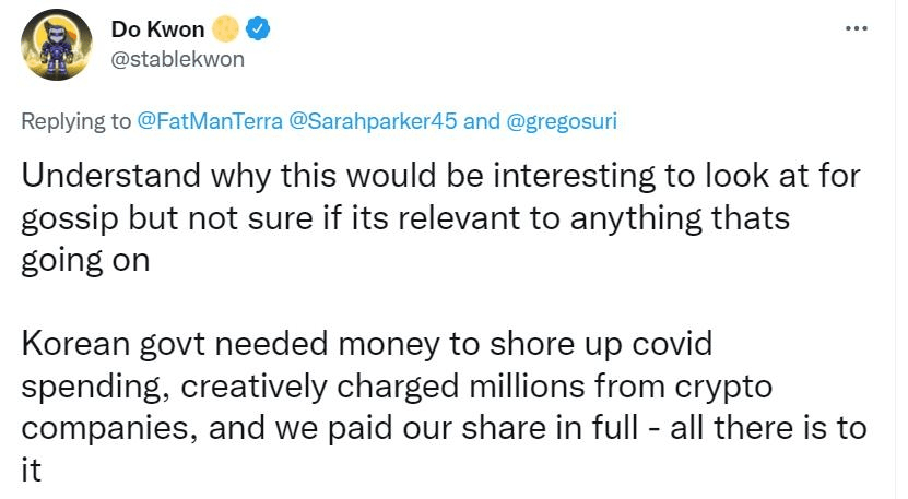do kwon tweet