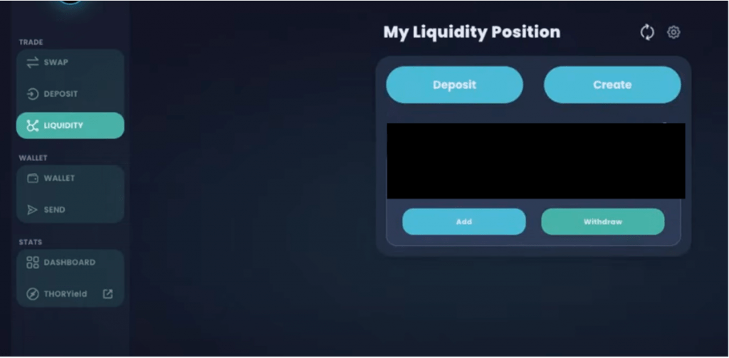 THORSwap Liquidity Position