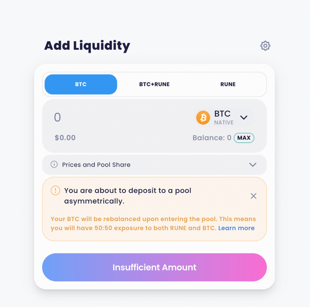 Asymmetrical Deposits